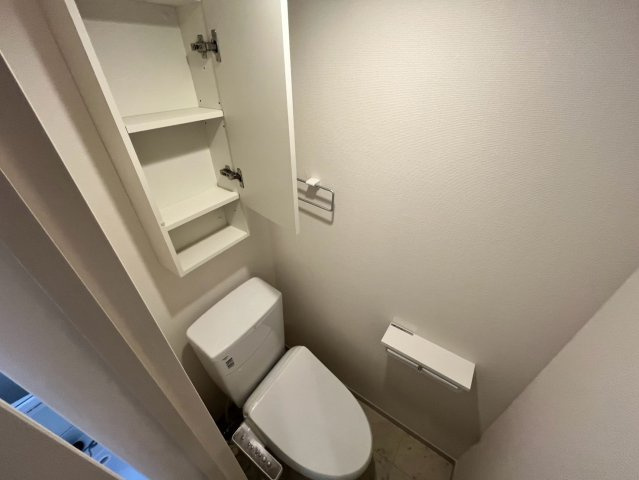 柏市千代田１丁目の賃貸マンションのトイレ