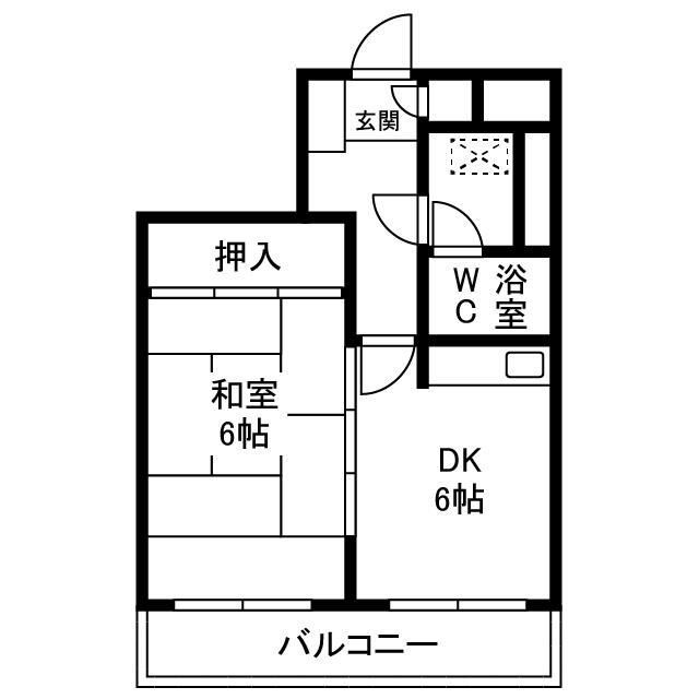 第５芙蓉ハイツの間取り