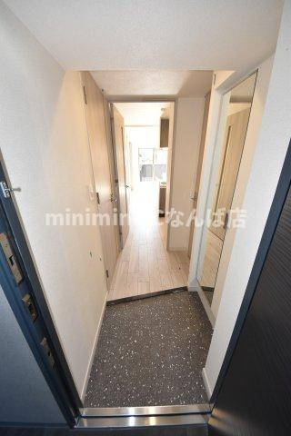 プレサンス大国町ラヴェニールの玄関