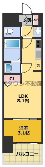 【間取り】 | プレサンス　ジェネ　上前津 | 間取りです。