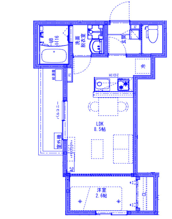 KEIAI RESIDENCE 春日部の間取り