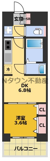 【間取り】 | プレサンス　ジェネ　上前津 | 間取りです