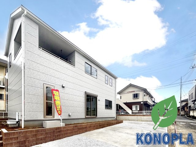 【新築戸建】第1伊勢崎市豊城町の外観|■外観｜永く住むほどに愛着を深める、味わい豊かなデザインのオウチです♪まずはご見学ください♪