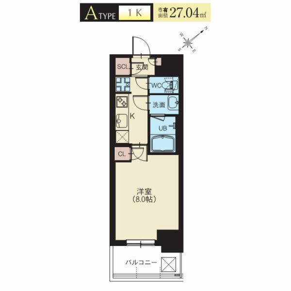 スプランディッド新横浜の間取り