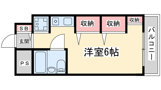 【間取り】 | アムール野中2