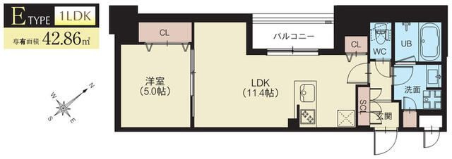 スプランディッド新横浜の間取り