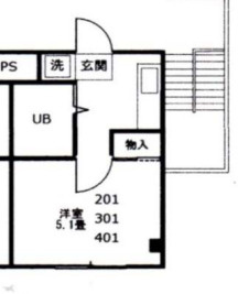 ウインビュ白金の間取り