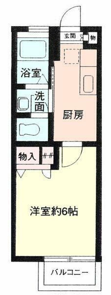 リリ参番館の間取り