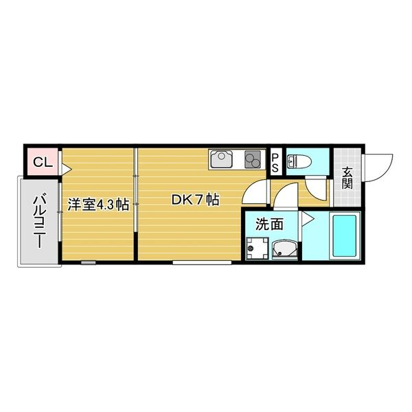 ピノコⅡの間取り