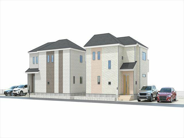 名古屋市緑区大高町字東古根の新築一戸建の外観パース