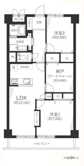 【間取り】 | ハイマート豊中