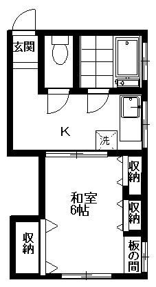 幸荘の間取り