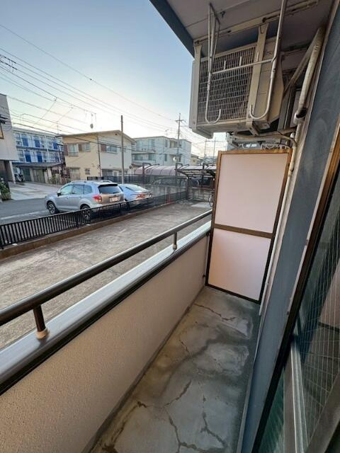メルベーユ登戸のバルコニー