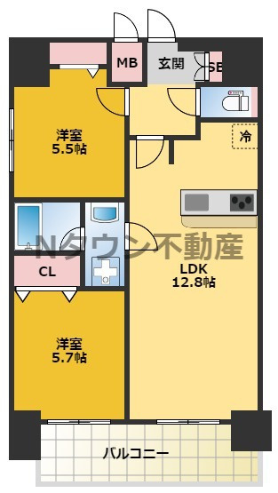 【間取り】 | プレサンス鶴舞公園セラヴィ