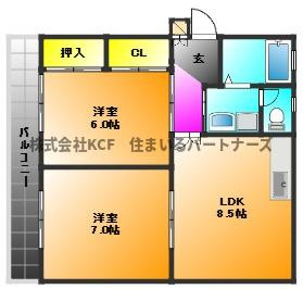 シェル幹の間取り