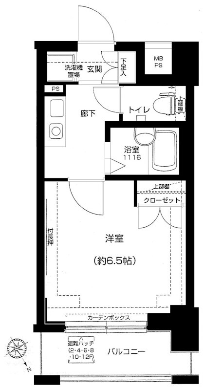メインステージ門前仲町の間取り