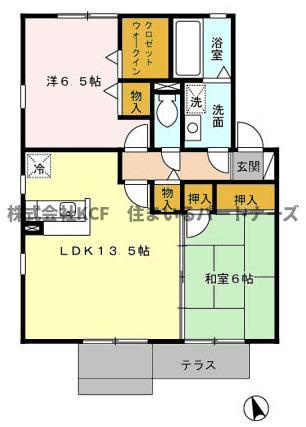 リビングタウン小森野壱番館D棟の間取り