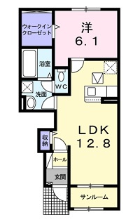 フレグランスＦⅡの間取り