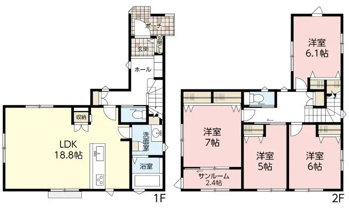 安佐南区上安５丁目 の間取り
