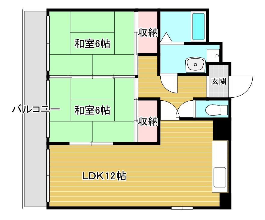 メゾン筑紫の間取り