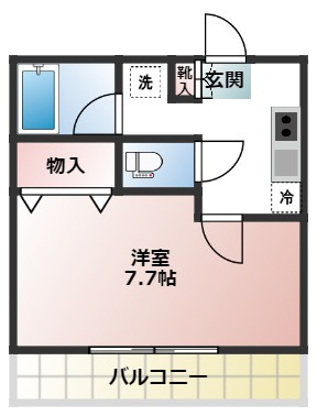 カサ・ブルーノの間取り