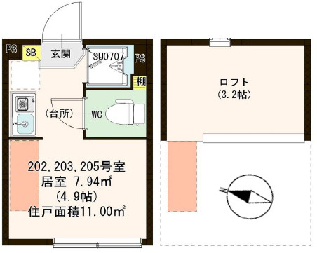 マグノリアテラス東小岩の間取り