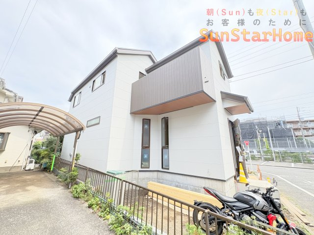 【サンスターホーム】羽村市小作台5丁目　駅前新築戸建2号棟の外観