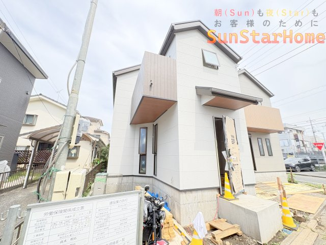 【サンスターホーム】羽村市小作台5丁目　駅前新築戸建2号棟の外観