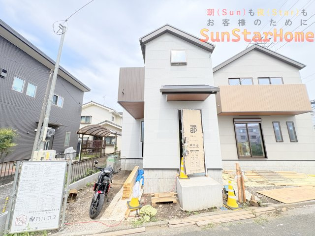 【サンスターホーム】羽村市小作台5丁目　駅前新築戸建2号棟の外観