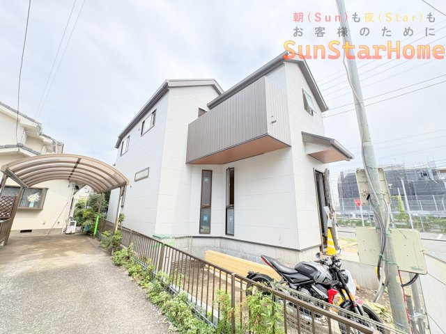 【サンスターホーム】羽村市小作台5丁目　駅前新築戸建2号棟の外観