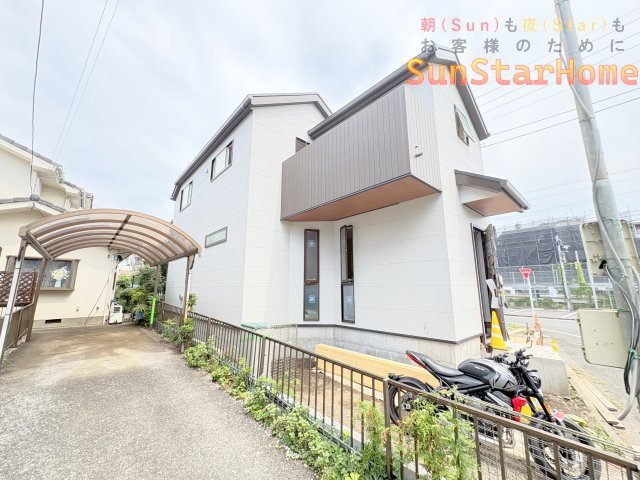 【サンスターホーム】羽村市小作台5丁目　駅前新築戸建2号棟の外観