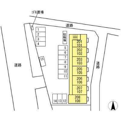 【駐車場】 | クラージュ