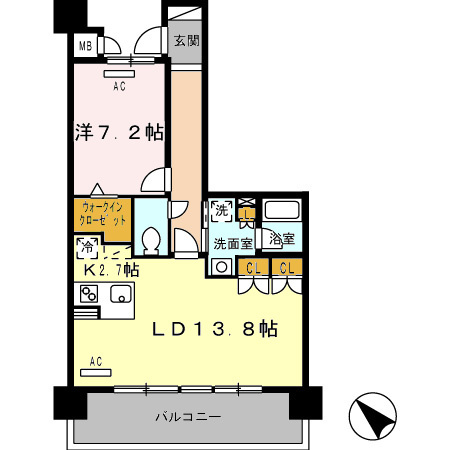 ロイヤルパークス豊洲の間取り