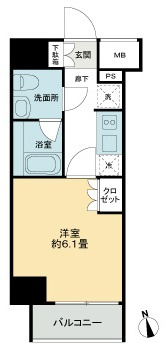 KDA GOTENYAMAの間取り