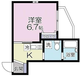 【間取り】 | グルワール代田橋 | 間取りです。