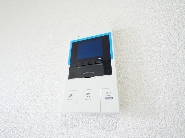 カーサ南紀寺町のセキュリティ|モニター付きインターホンです