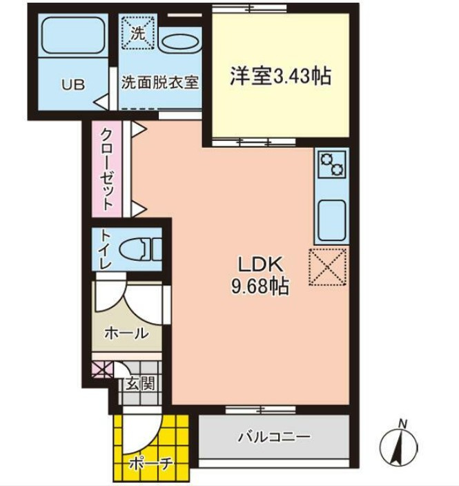 コンフィデンス白岡Aの間取り