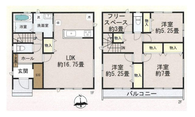 高崎市並榎町28番　【新築住宅】の間取り