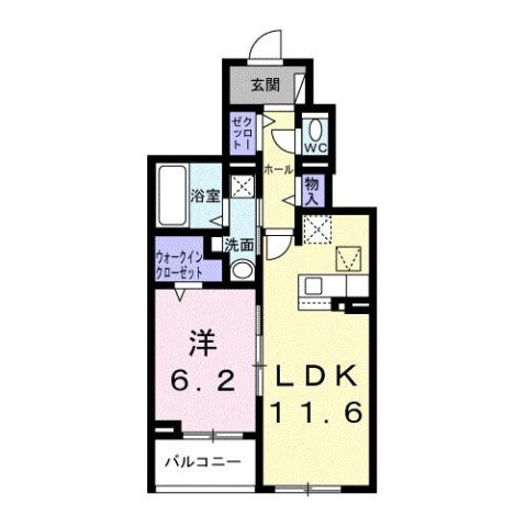 ソレアード　コートの間取り