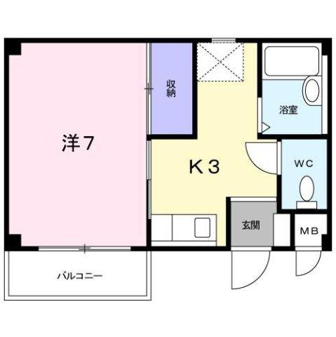 パル旭の間取り