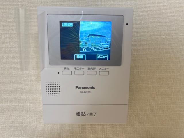 カロテラスの内装|カメラ付インターホン