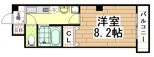 アミティ小阪の間取り