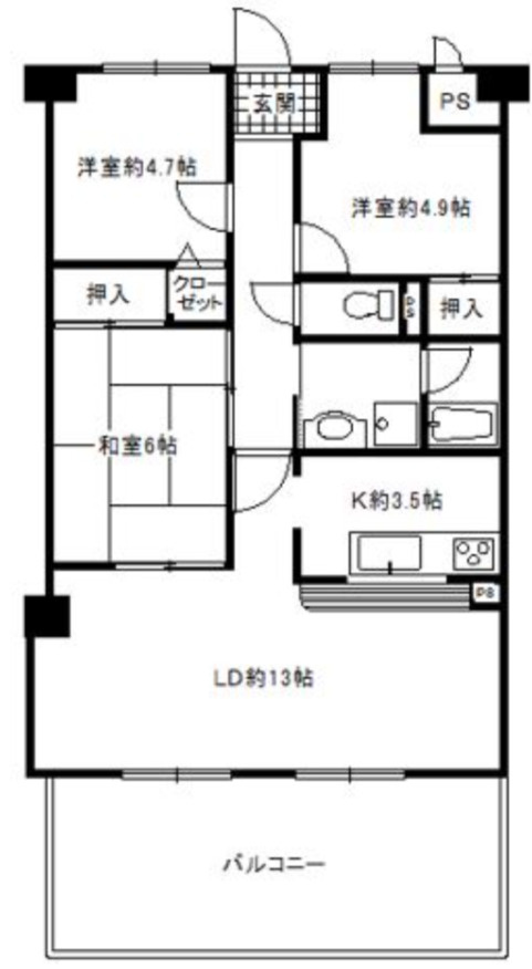 レジェーロ永和の間取り