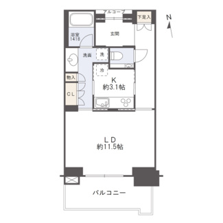 【間取り】 | グラングリーン大阪 THE NORTH RESIDENCE | 【間取り】約11.5帖のリビングダイニング！床暖房付き◎