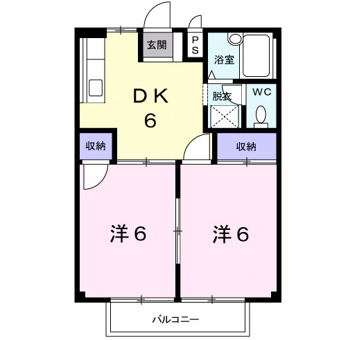【間取り】 | ファミールメゾン舞