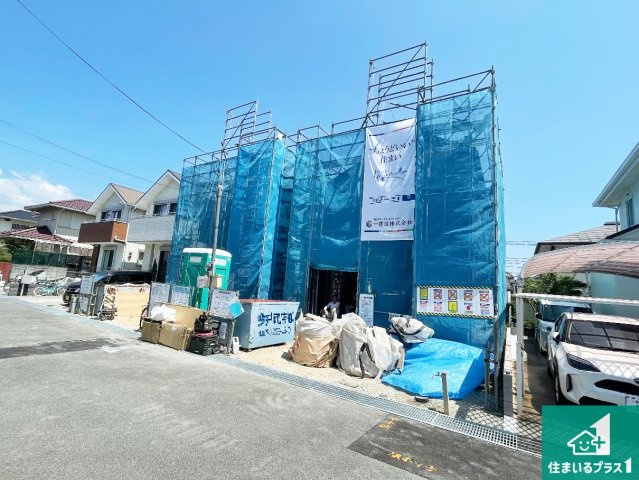 神戸市西区狩場台　第6期　新築一戸建ての外観|現在の進捗状況です！順調に作業進行中、完成が待ち遠しいです！詳細の間取り等、お気軽にお問い合わせください！