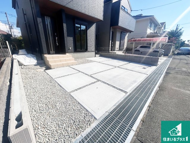 神戸市西区狩場台　第6期　新築一戸建ての駐車場|駐車スペース！散水栓があるので、こまめに愛車を洗えます！
