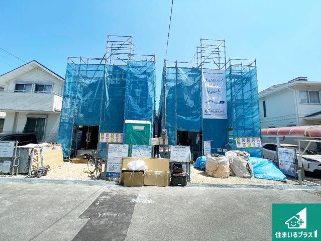 神戸市西区狩場台　第6期　新築一戸建ての外観|現在の進捗状況です！順調に作業進行中、完成が待ち遠しいです！詳細の間取り等、お気軽にお問い合わせください！