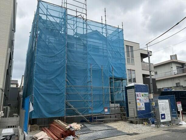 名古屋市緑区黒沢台１丁目の新築一戸建の前面道路含む現地写真
