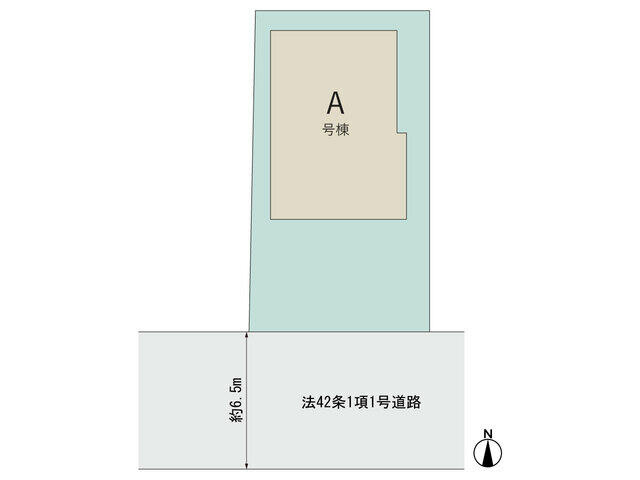 名古屋市緑区黒沢台１丁目の新築一戸建の区画図